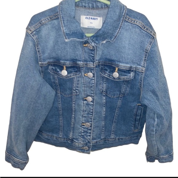 Old navy girl jean jacket M (8) - Picture 1 of 7